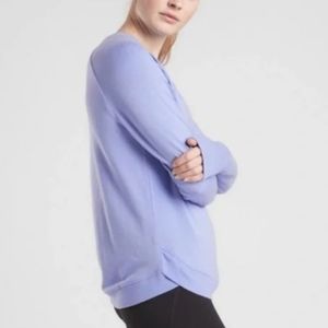 Athleta Periwinkle Mindful Sweatshirt
